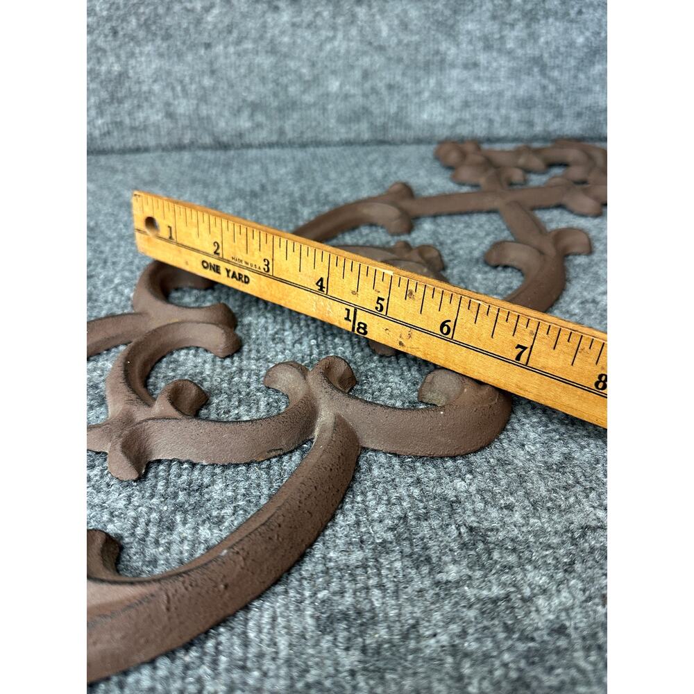 Southern Living at Home ornate architectural cast iron wall art decor rustic 25” - Picture 11 of 12